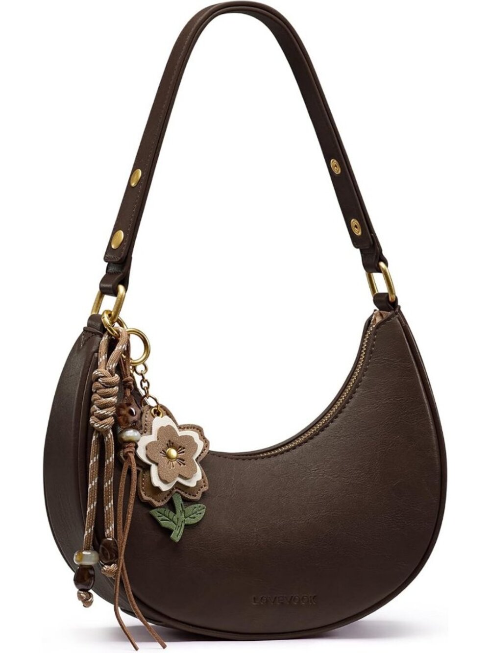 Chic Crescent Shoulder Bag for Women | Small Clutch Purse | Cute Handbag